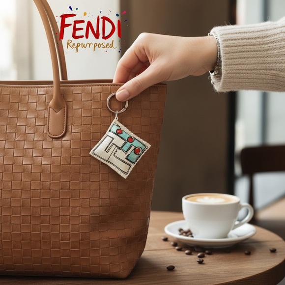 Fendi Accessories - FF Fendi repurposed purse fob